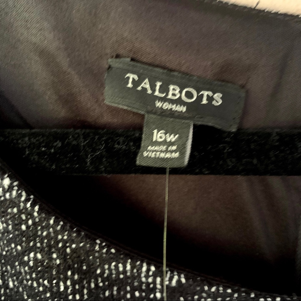 NWT!! Talbots Black dress - Picture 4 of 6